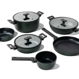TITAN PRO GREEN - batteria pentole Chef - 5 pezzi (1 di 2 set)