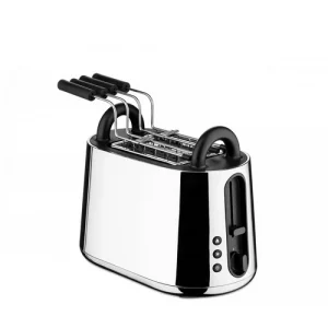 TORU - tostapane elettrico completo di pinze e scaldabrioche - Alessi